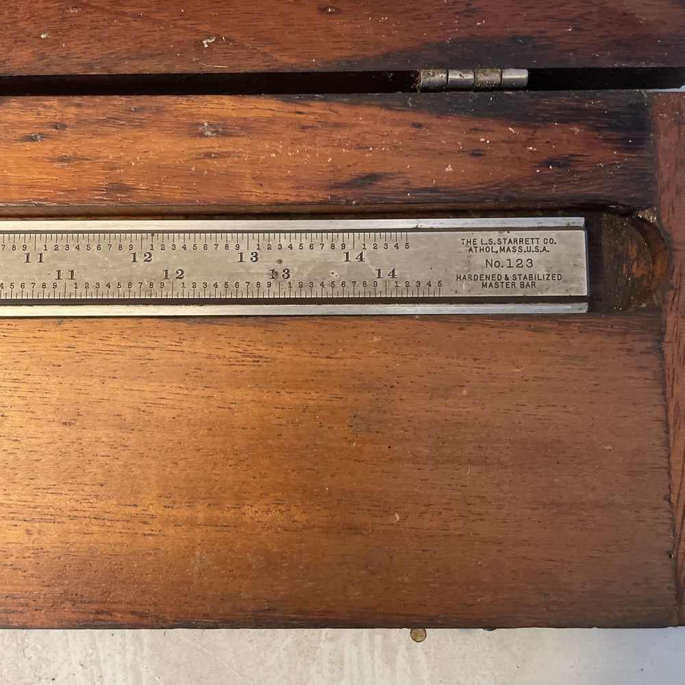 Starrett No. 123 Master Vernier Caliper 14" in Original Box -Used