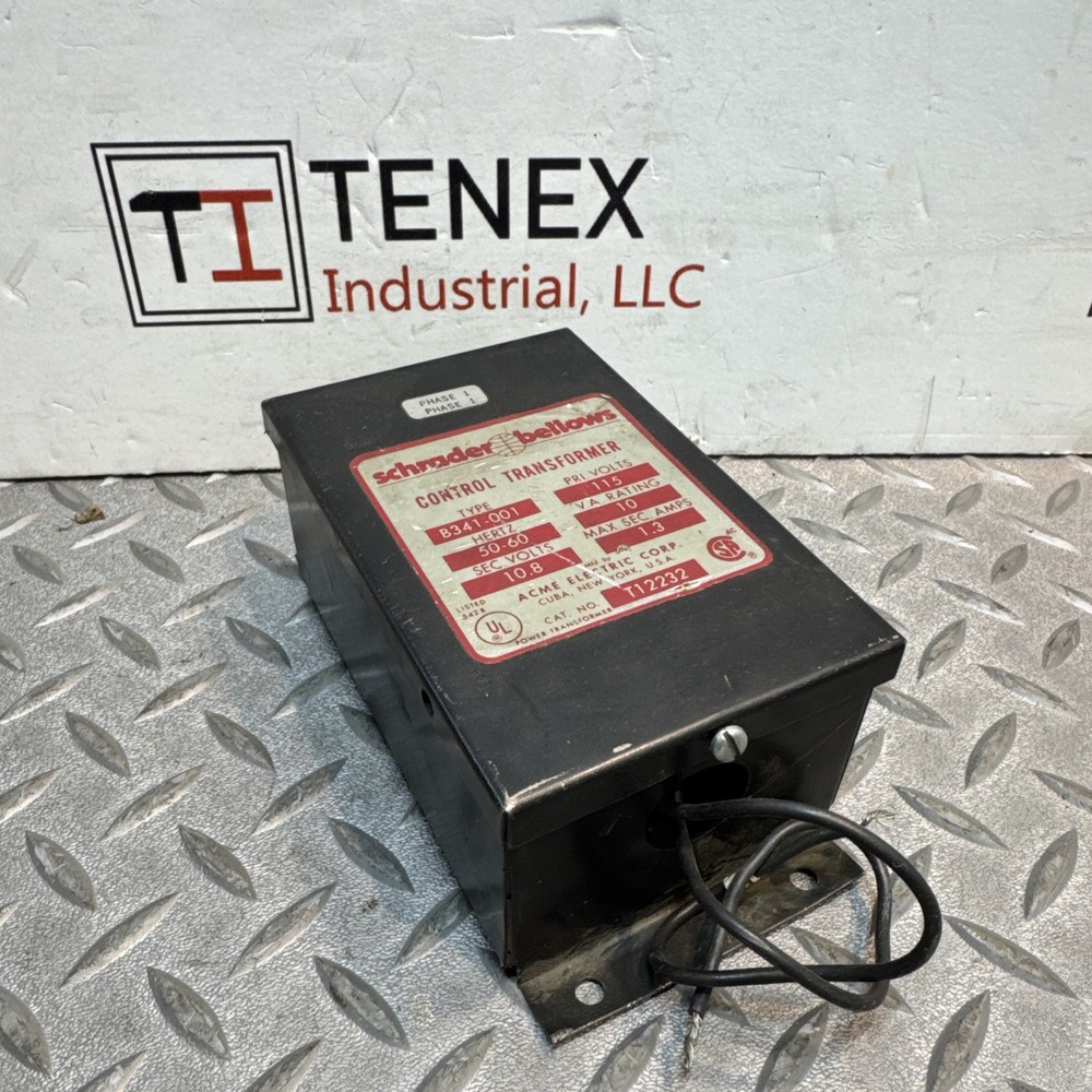 Schrader Bellows Control Transformer B341-001    A-17