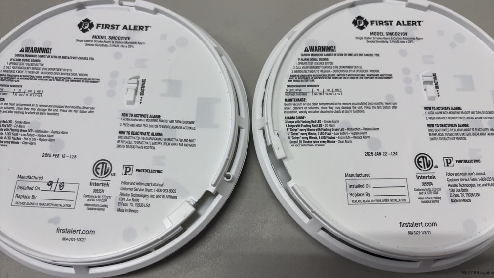 First Alert SMCO210V Precision Detection, 10-Year Battery Sm