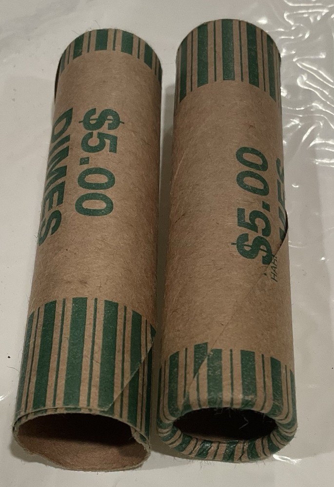 234 DIME COIN WRAPPER CRIMPED END