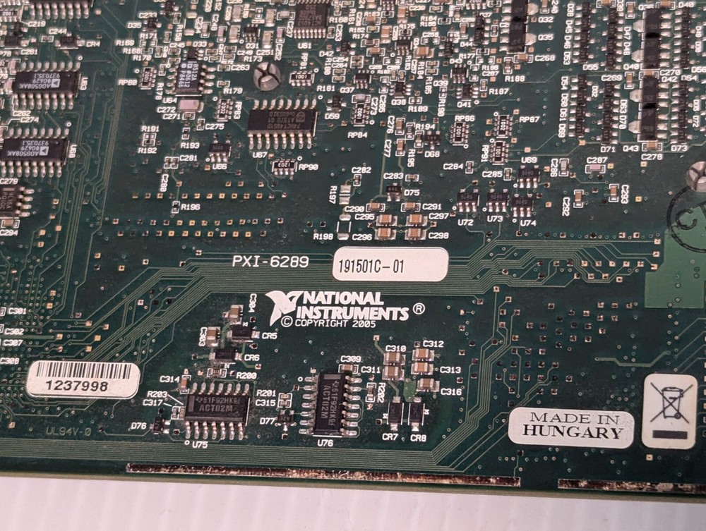 National Instruments PXI-6289 Multifunction DAQ Device