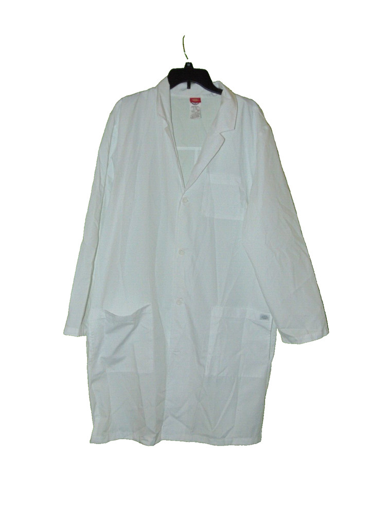 Dickies White Lab Coat Large New