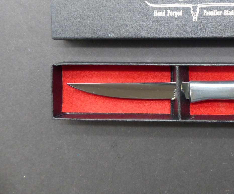 BARTEAUX Paring Knife NOS pixie bird & trout