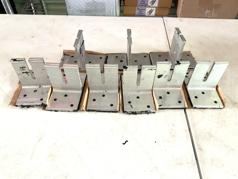 (C) QuickBolt Split Top Deck Mount T-Foot Mount Peel & Place Butyl QTY 20