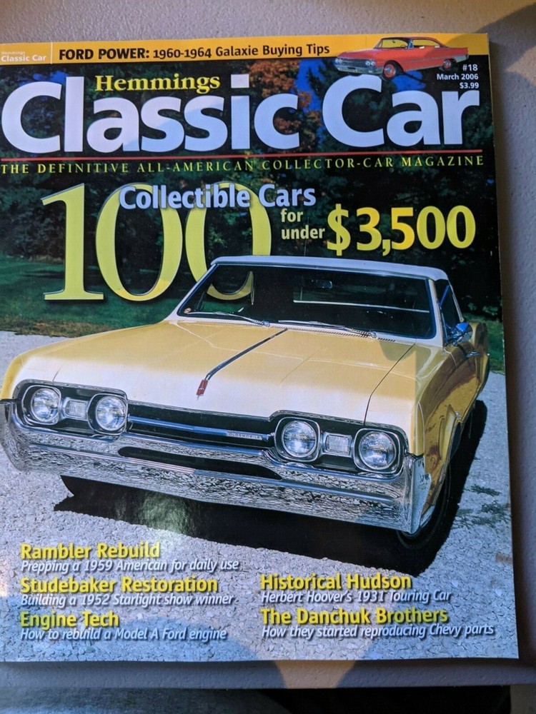 Studebaker Restoration Classic Car Magazine March 2006