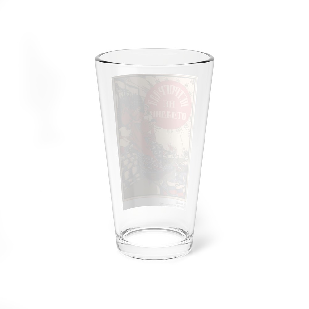 Soviet Era Poster 346 - Pint Glass 16oz