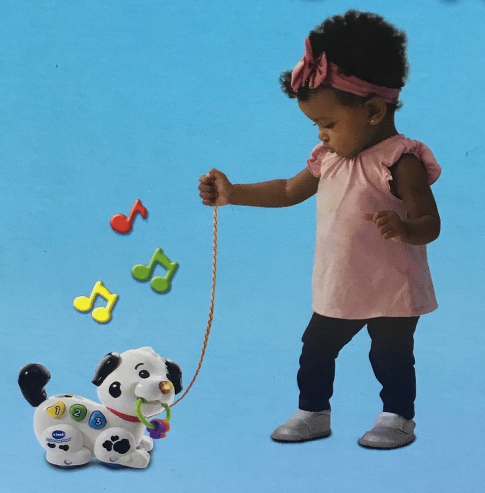V Tech Educational Toy For Toddlers 6-36 Months Pull Sing Puppy Musical Activity