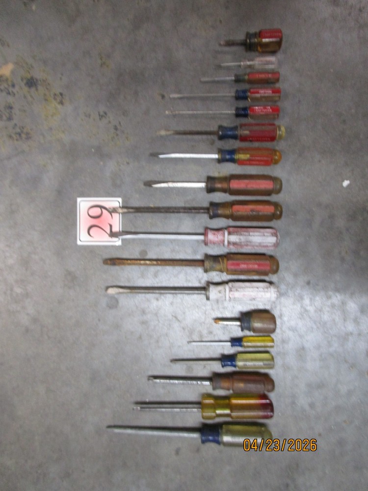 18pc Vintage Craftsman Screwdriver Set