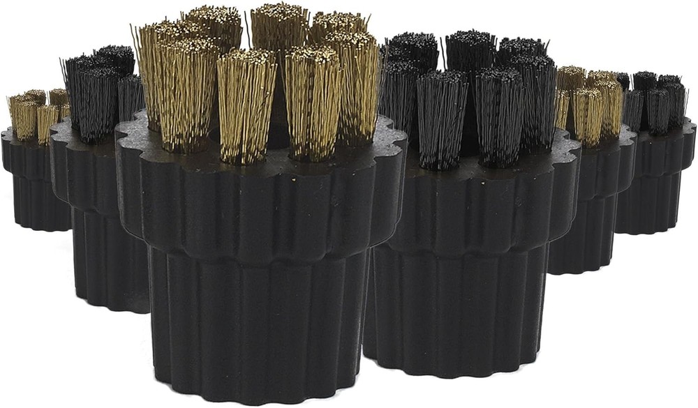 6 Pack Replacement Micro Scrubbing Brushes Compatible with Select Steam Mop