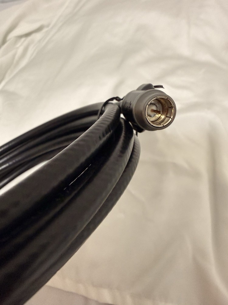 New Coaxial Cable ,Copper Black , 10 ft