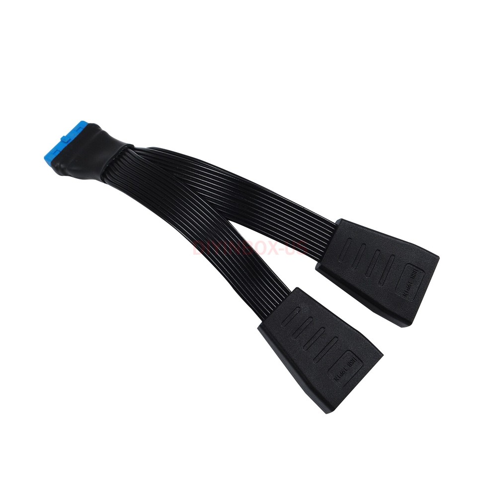 19Pin Header USB 3.0 1 to 2 Splitter Internal USB Hub for Computer Motherboard