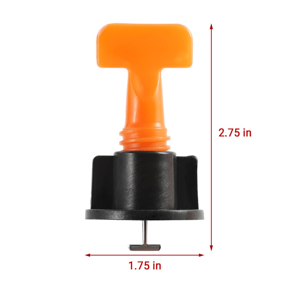 100 Tile Leveling System Kit Reusable Flat Ceramic T-Lock Locator Spacer Tool ZS