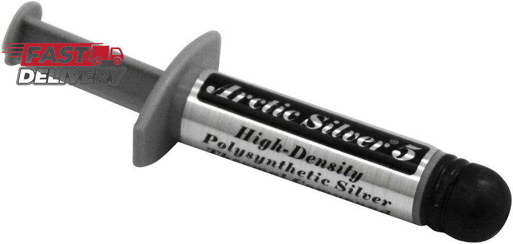 Arctic Silver 5 AS5-3.5G Thermal Paste,Black, Grey