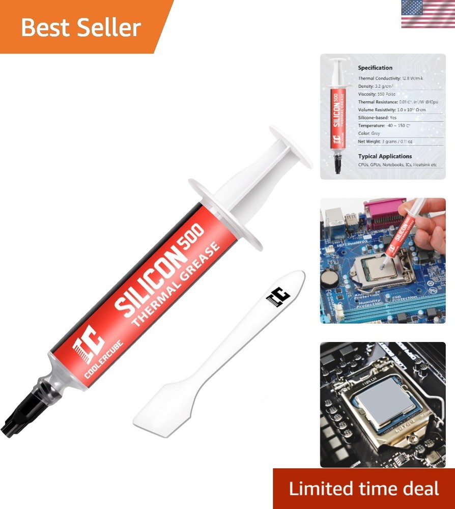 Thermal Paste 3g - High Performance CPU & GPU Thermal Compound for Heatsinks