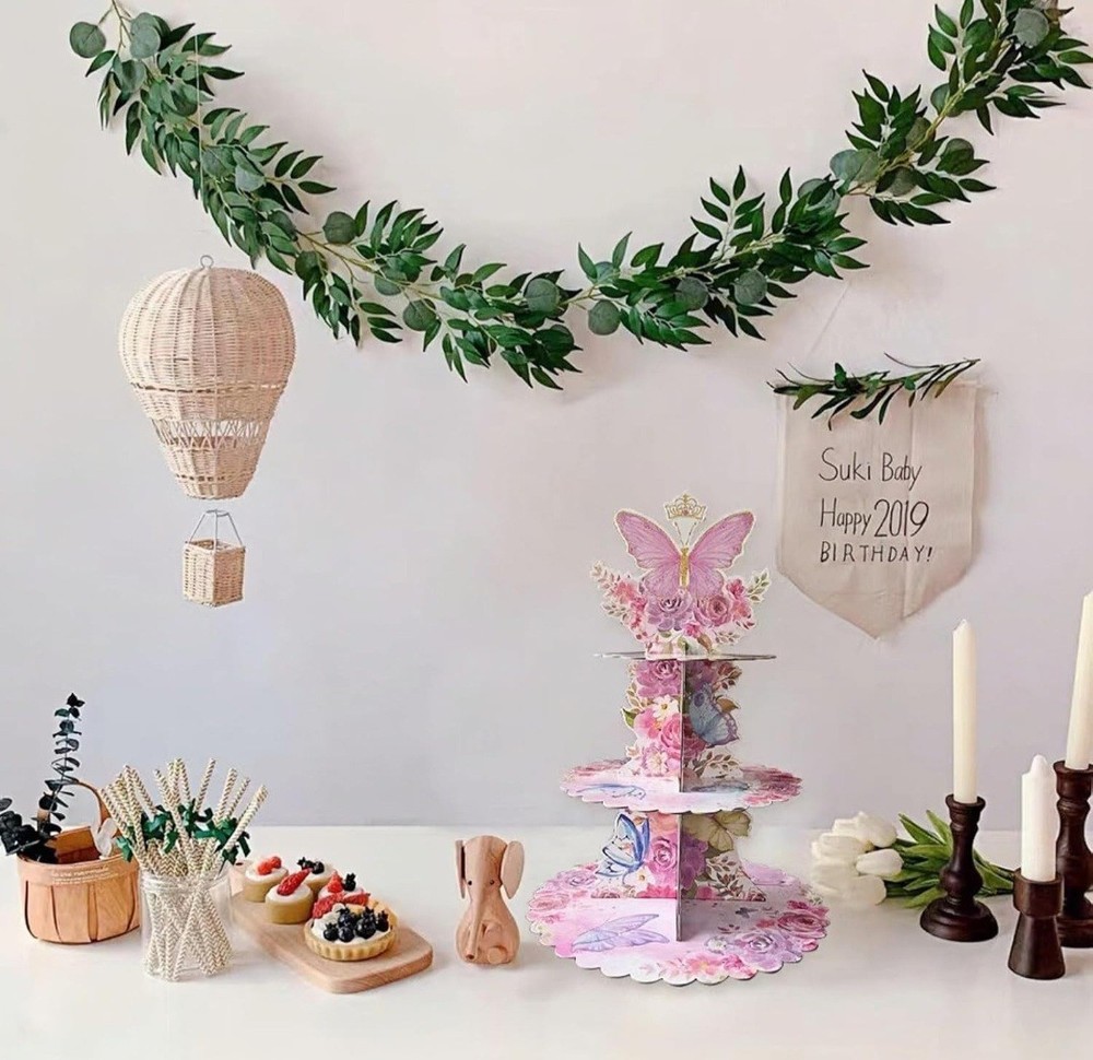 3 Tier Butterfly Cupcake Stand (3 kits)