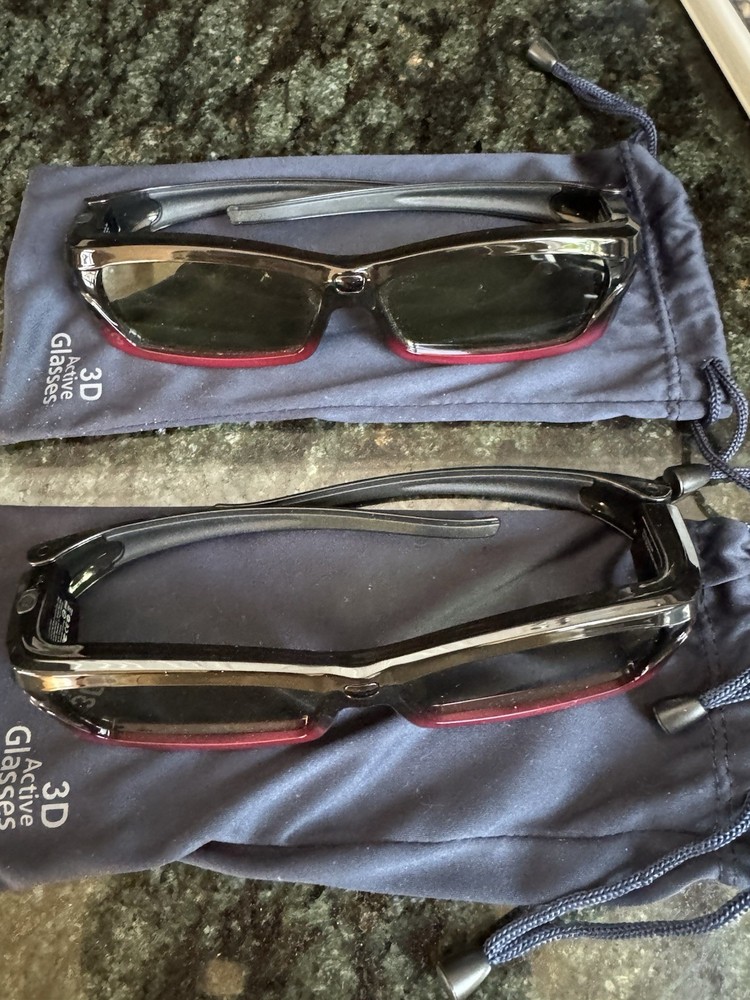Two - 3D Active Glasses SSG-2200AR By Samsung