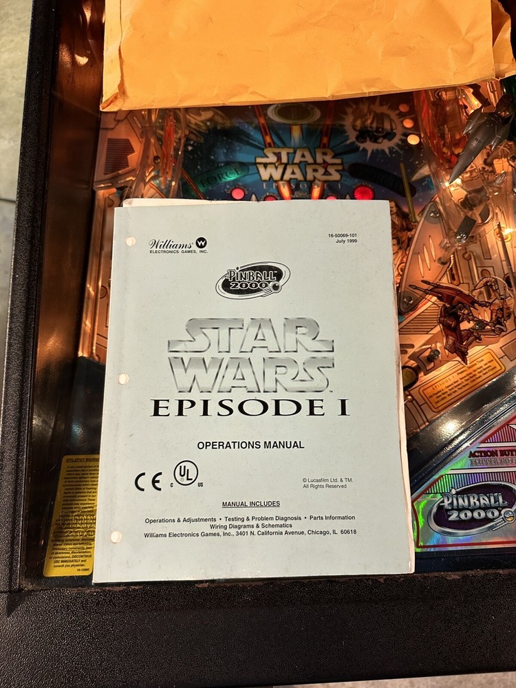 williams star wars episode 1 pinball machine