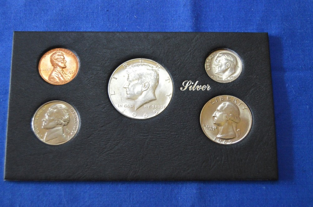 1965 Birth Year Set Includes 40% Silver Kennedy Half 65-2