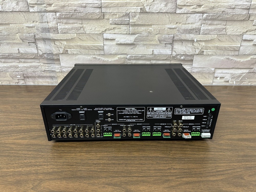 Rotel RMZ-955 Multi-Zone Custom Controller / Multi Room Amplifier Great Cond