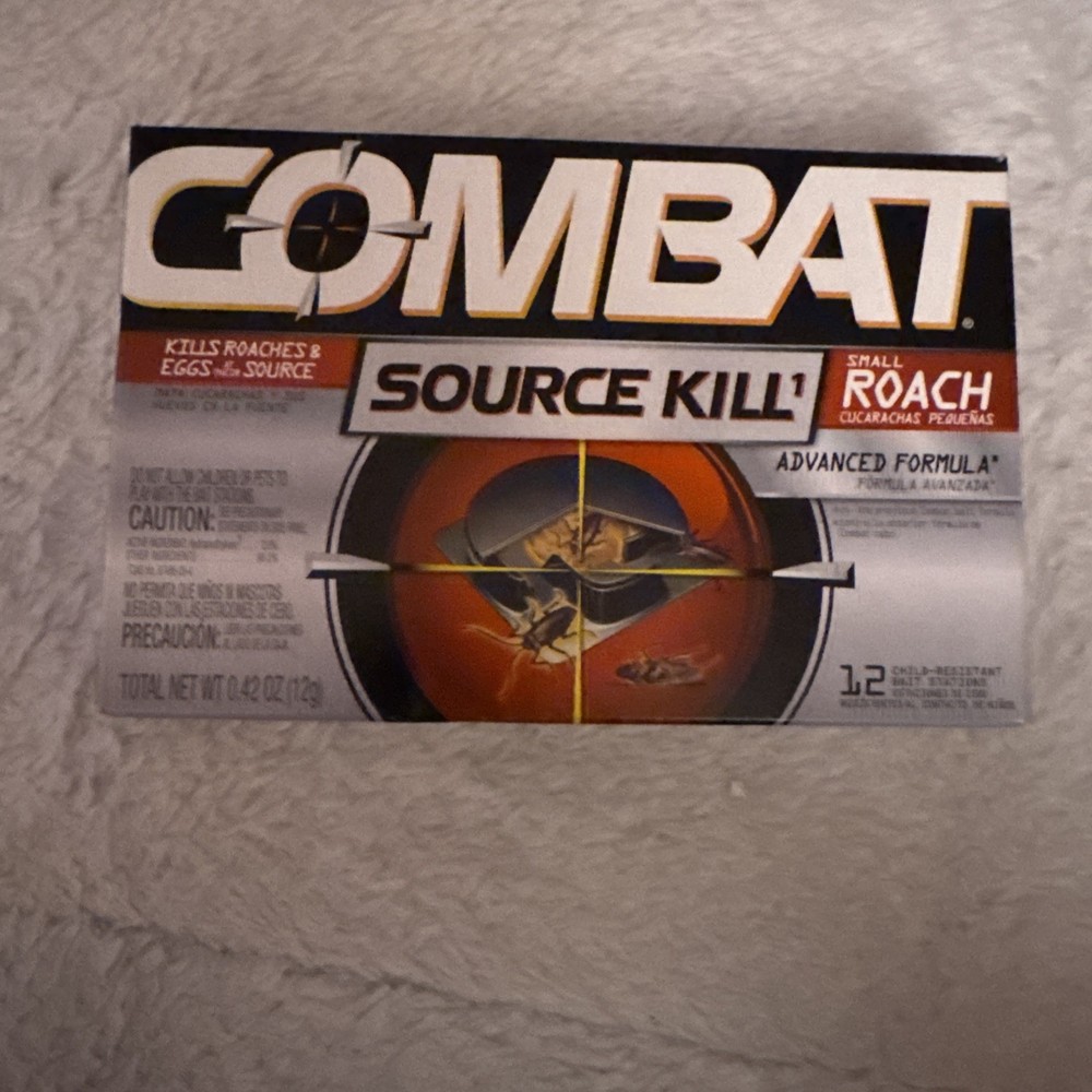 Combat Source Kill Roach Control 12 Bait Stations