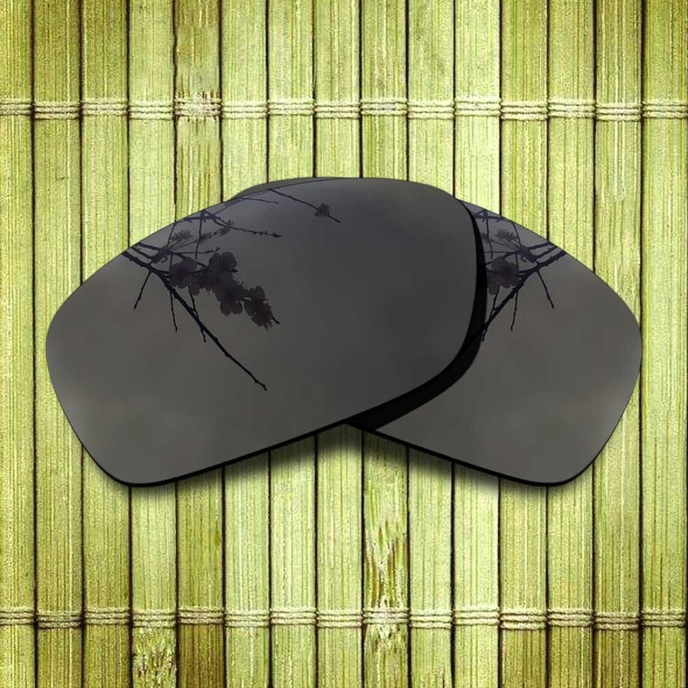 Black&Silver Replacement Lens for-Oakley Hijinx Polarized