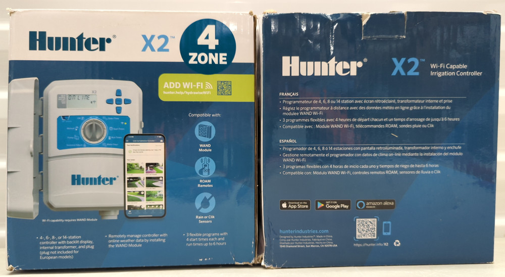 Hunter X2-400 X2 4-Zone Sprinkler Controller
