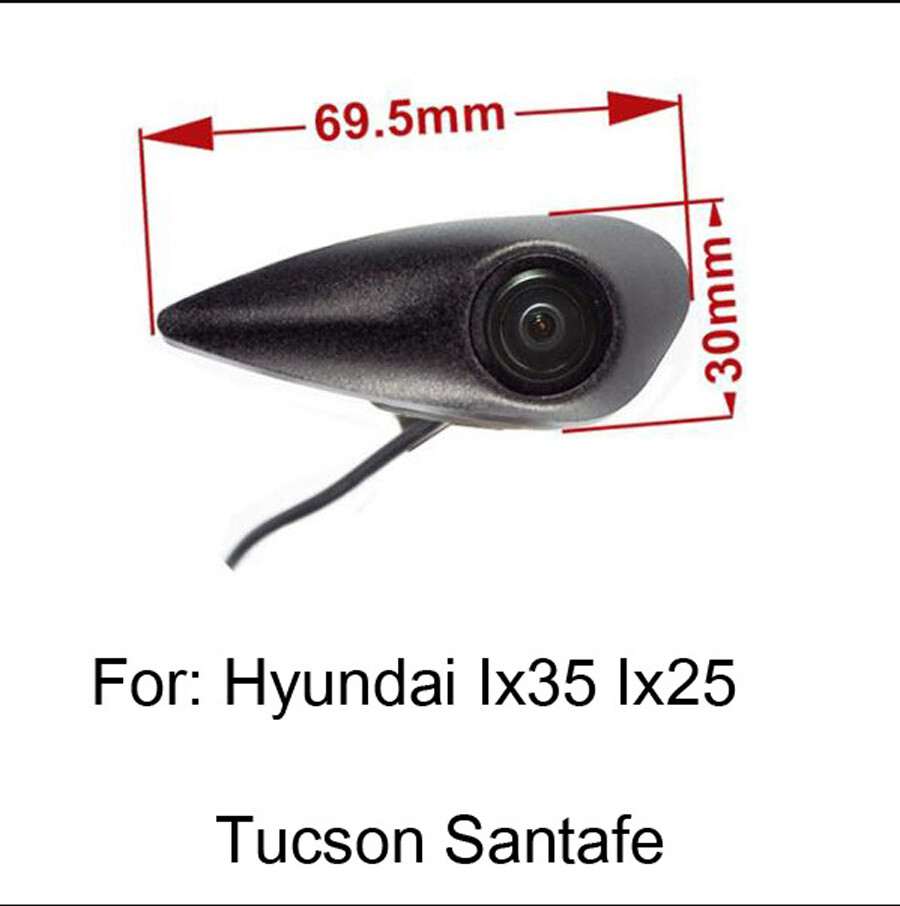 HD Embedded Front Camera For Hyundai Santa Fe Tucson IX35 Front View