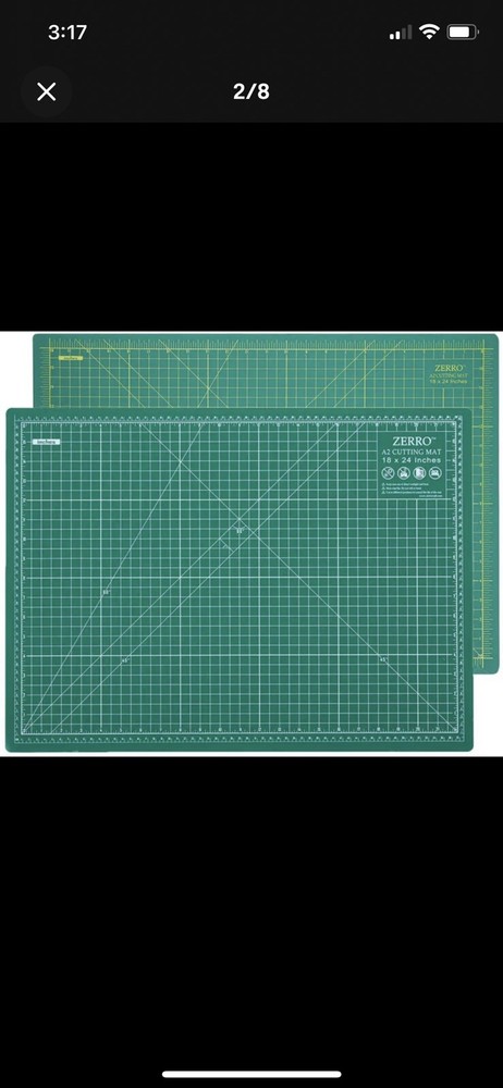 ZERRO Self Healing Cutting Mat 36 x 24inches