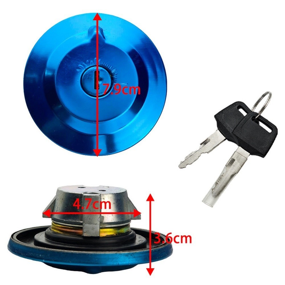 YBR125 Motorcycle Tank Cap Replacement Ignition Key Switch Fuel Tank Lock