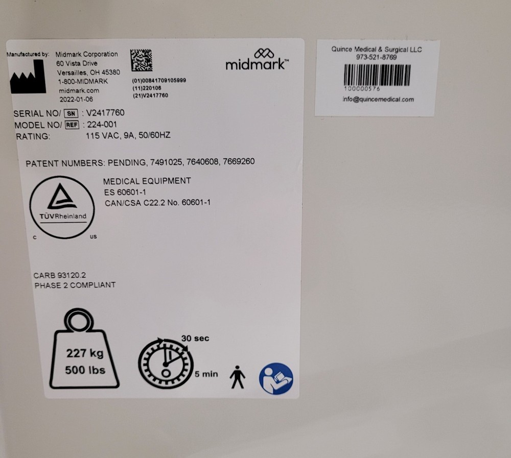 Midmark Ritter 224 Exam Table