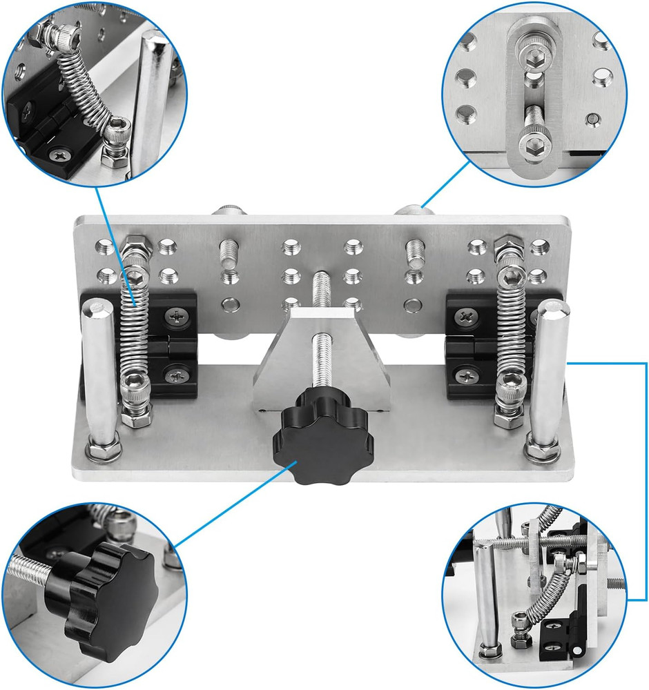 Belt Grinder Knife Jig Manual Sharpener with Fixed Angle Locator (Small)