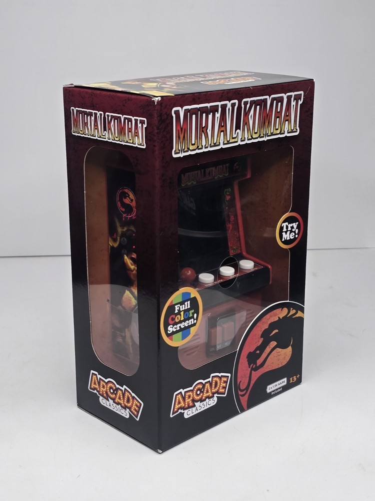 Mortal Kombat Klassic Mini Arcade Classics Basic Fun 90’s Video Game WB New