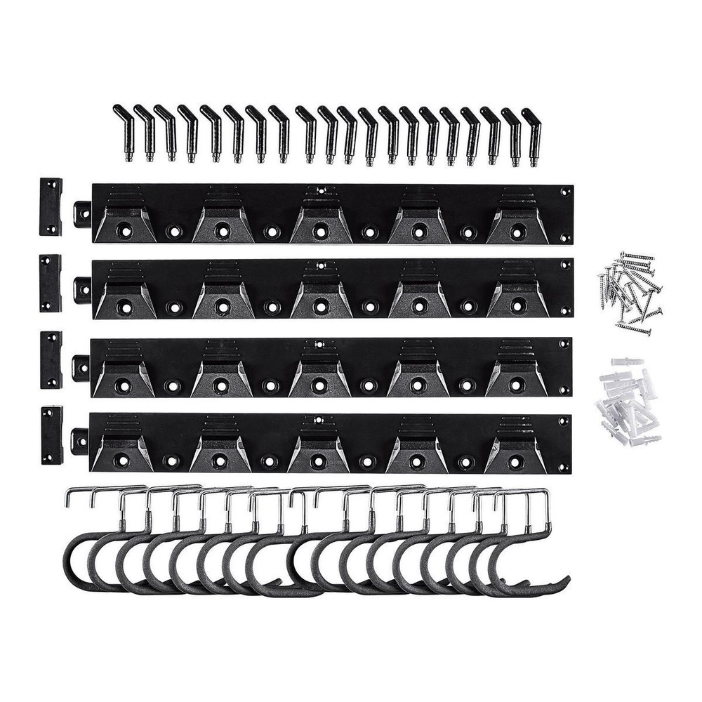 65 in Wall Mount Tool Organizer Multi-Purpose Garage Storage Rack Heavy Duty