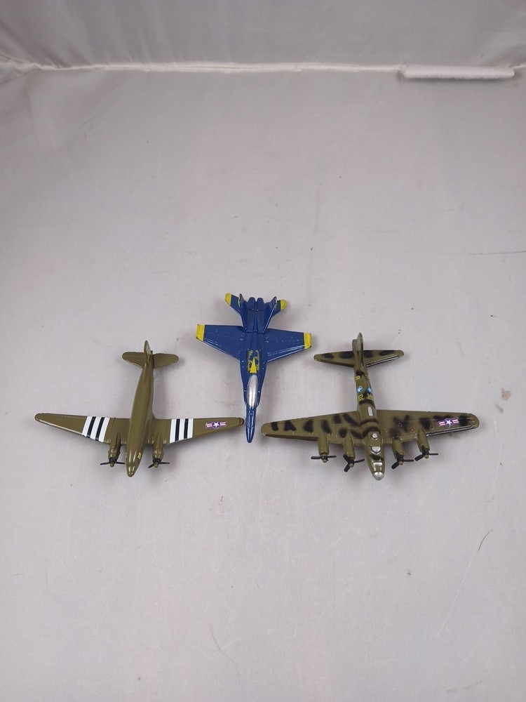 Lot 3 Die Cast Jet Airplane