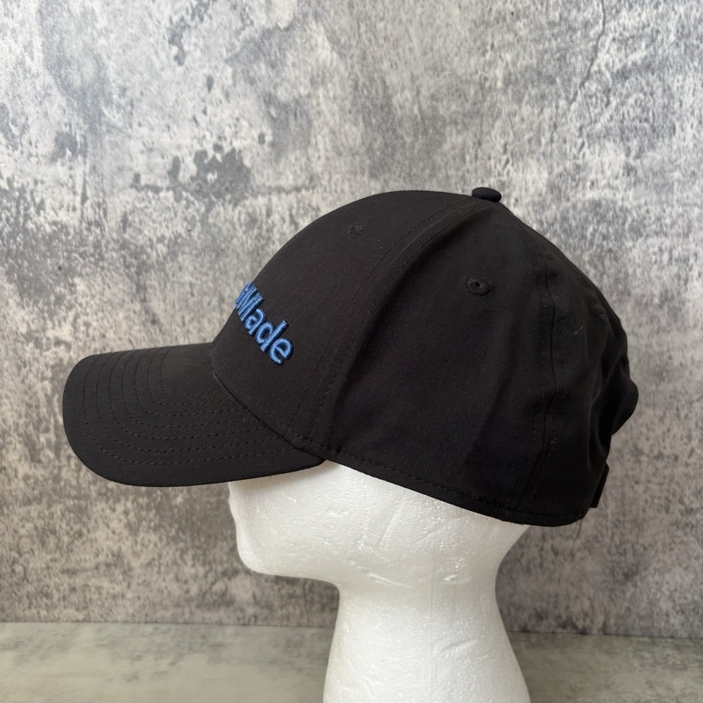 Taylor Made Golf Hat Black Blue Adjustable Baseball Cap