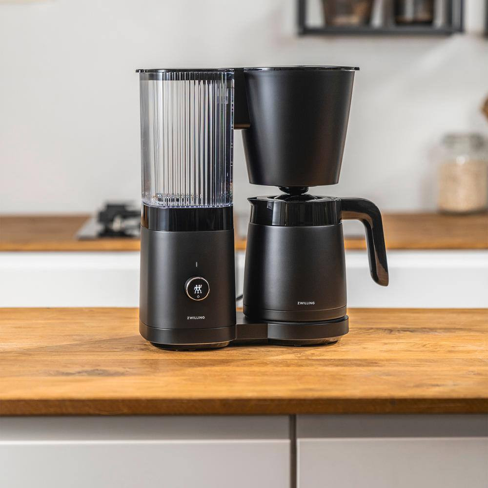 Enfinigy 10- Cup Black Thermal Drip Coffee Maker