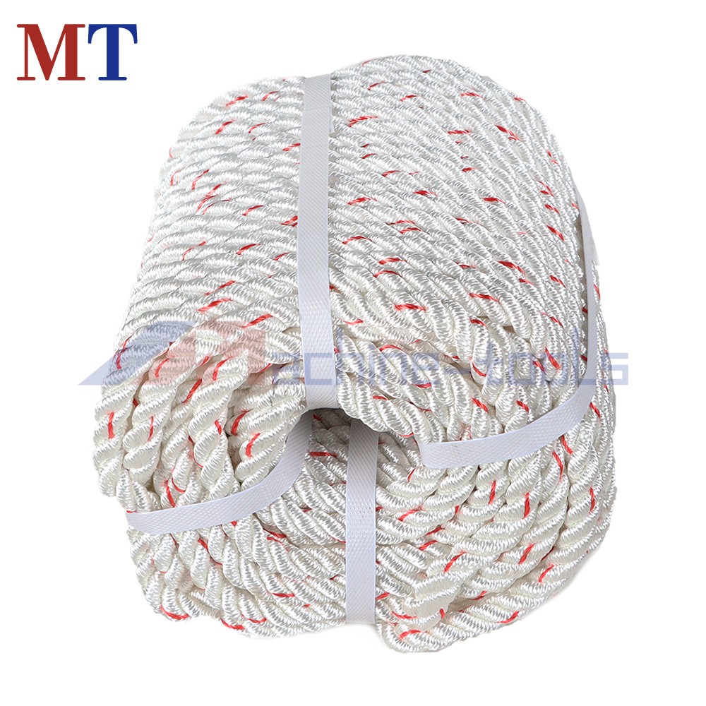 1/2"×150' Double Braid Polyester Arborist Bull Rope Pulling Rigging Line 5850Lbs