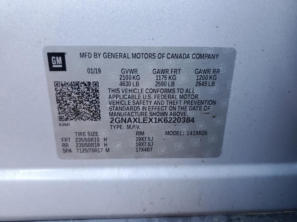 Fuse Box Engine Fits 18-22 EQUINOX 4923552