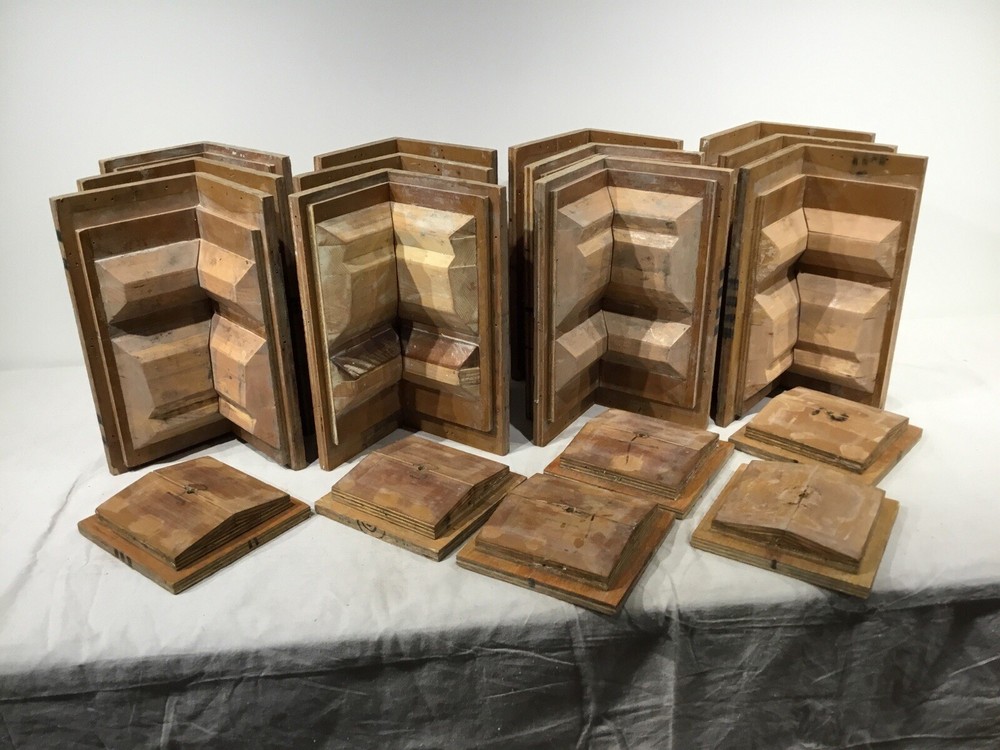 Six Seamless Baluster Molds For Concrete Production
