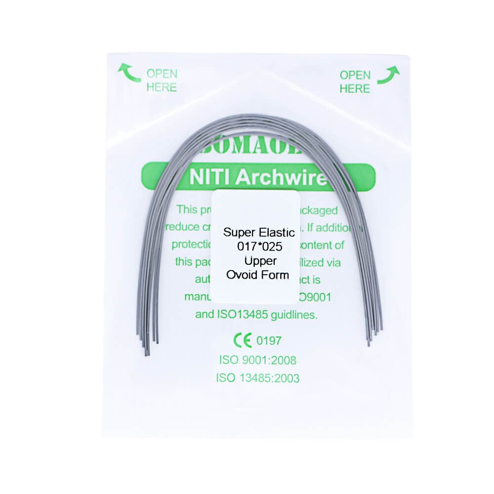 30×Dental Orthodontic Super Elastic Ni-Ti Arch Rectangular Wire Oval 17×25 Upper