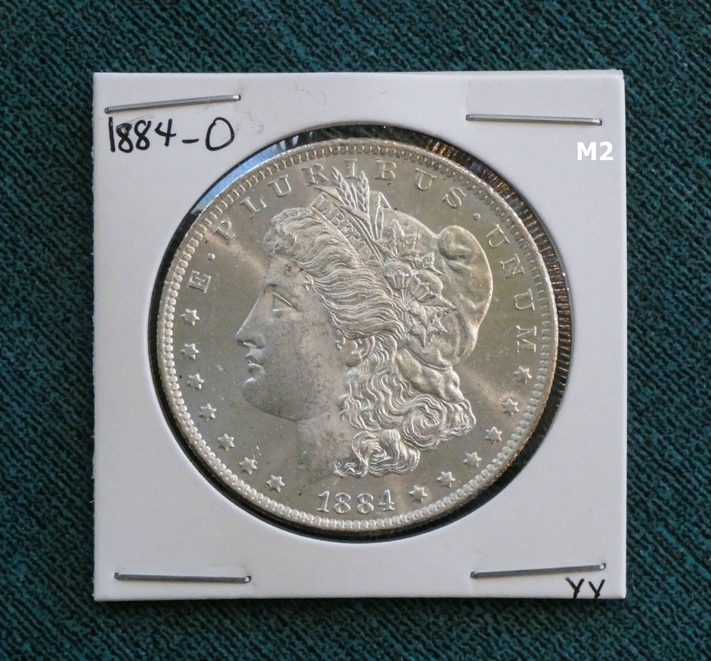 1884-O Morgan Silver Dollar from New Orleans Mint