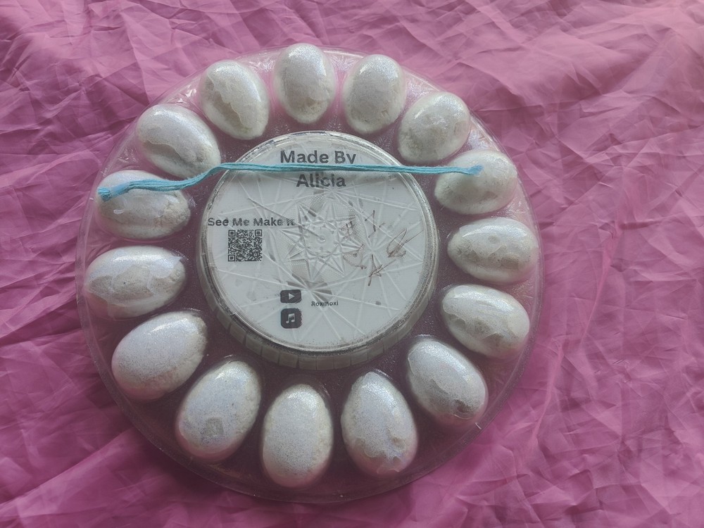 Handmade Easter Disco Deviled Egg Mirror
