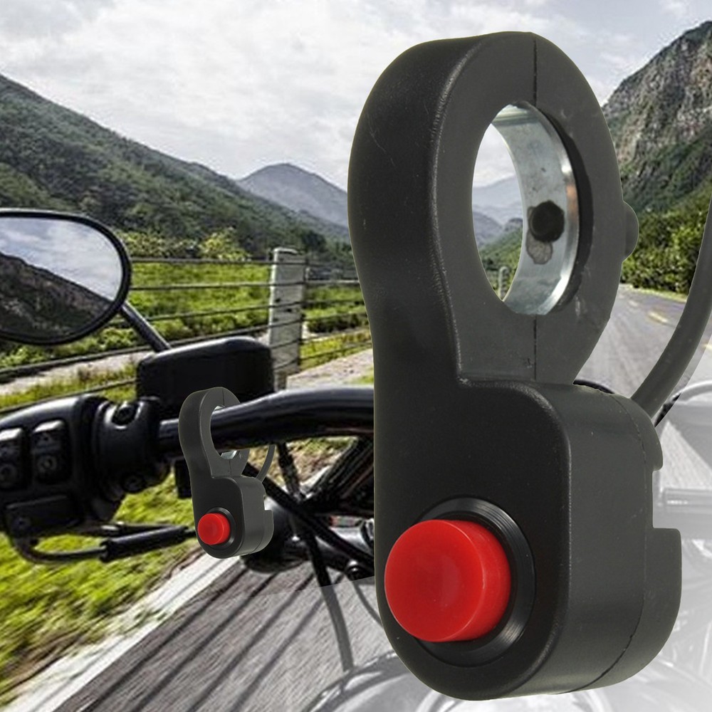 Motorcycle Start Stop Button Horn Button Handle Mount Control Button