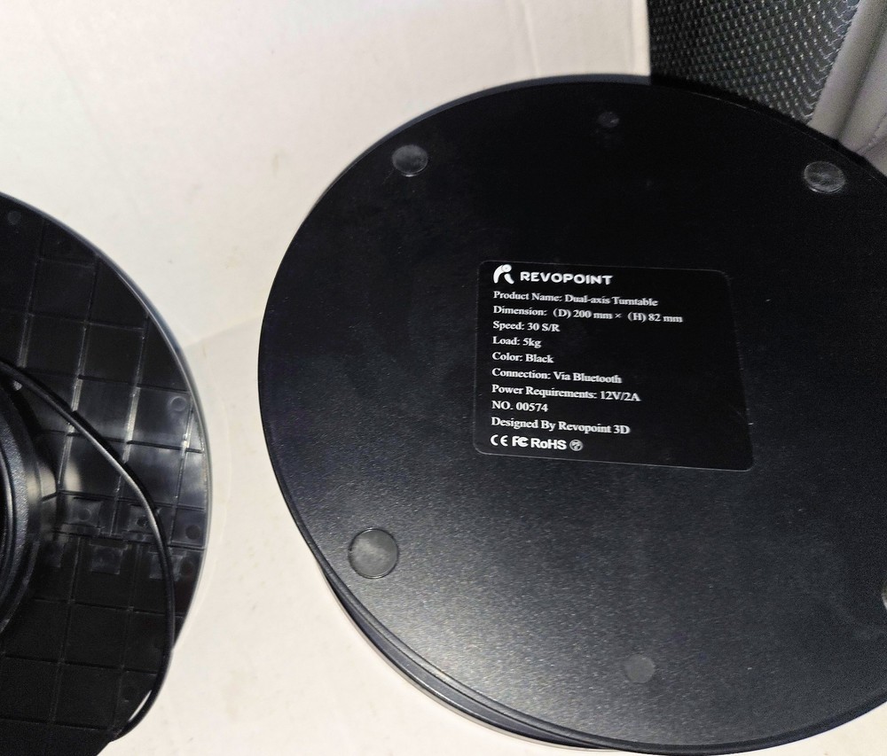 RevoPoint Mini 3D Scanner, Dual Axis Turn table, Barely used
