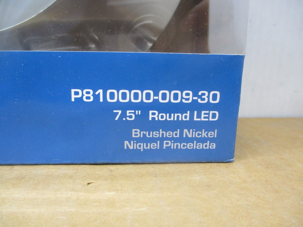 Progress Lighting 805306 Mini Flushmount 7.5” Round LED Light, Silver