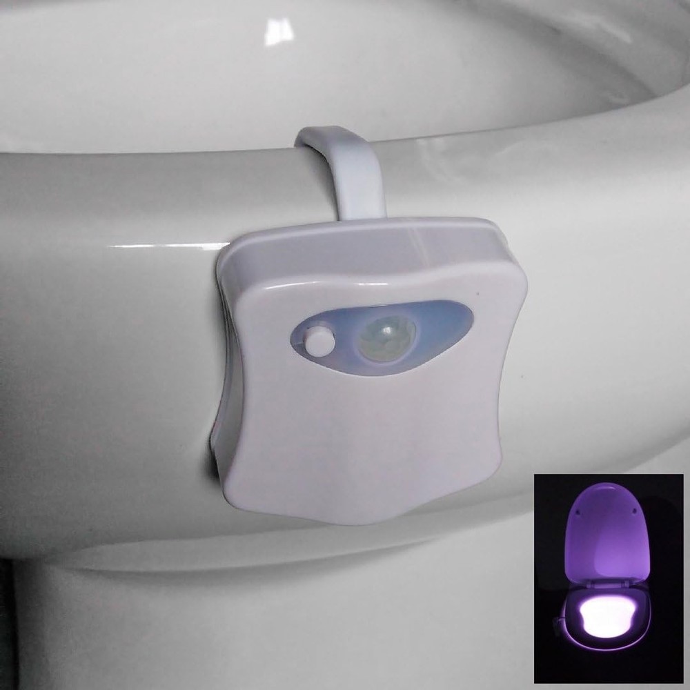 Automatic Motion Sensor Toilet Night Light, Modern Elegant Design With Relaxing