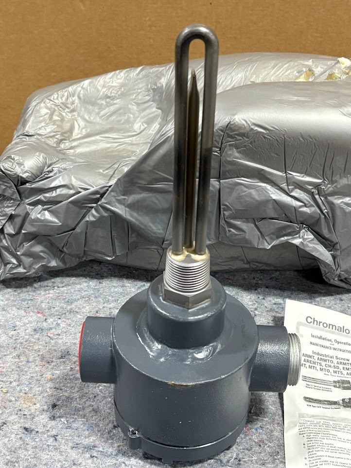Chromalox Screw Plug Immersion Heater ARMTO-250E2T4 120V 0.25kW 1-Phase *NOB*