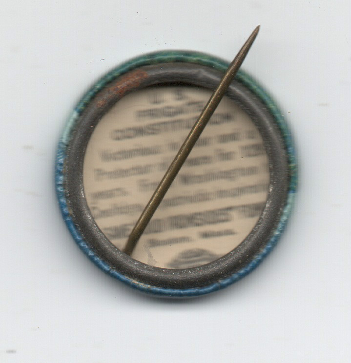 1925 Celluloid Advertising Pinback " Save old Ironsides " USS Constitution