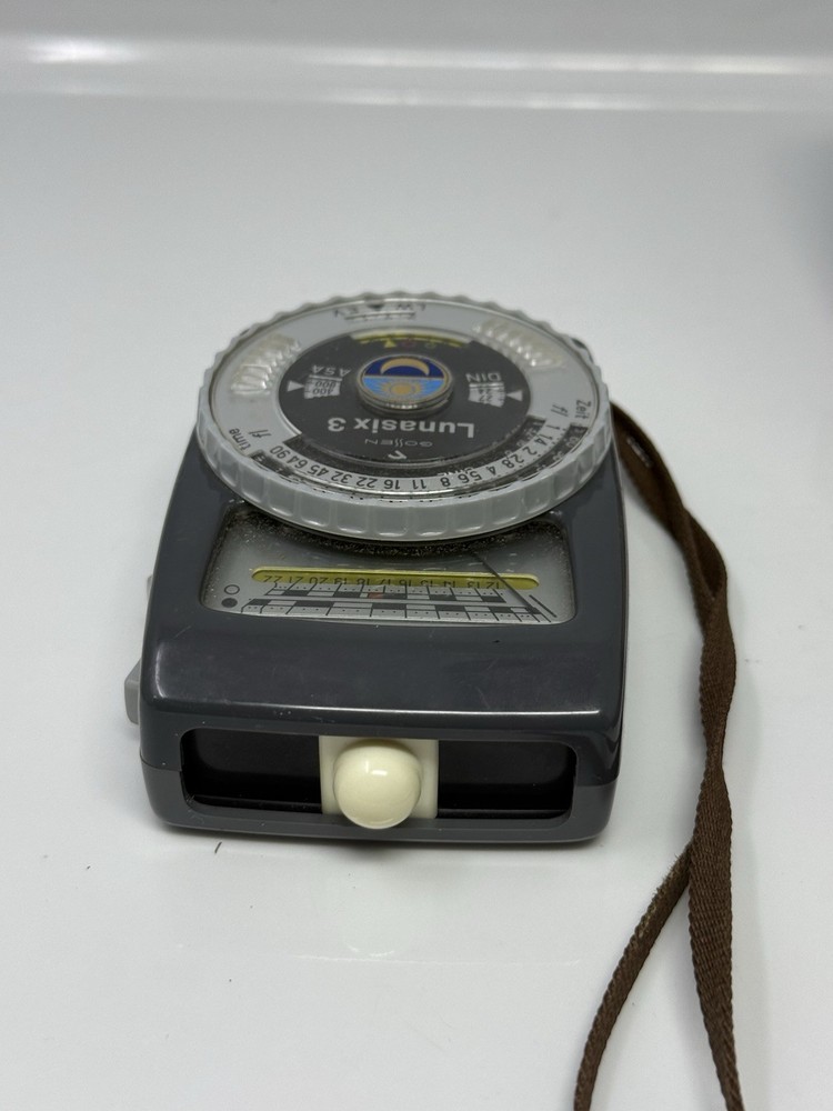 Lunasix 3 Gossen Light Meter & Case W Germany Untested Clean Battery Comp.
