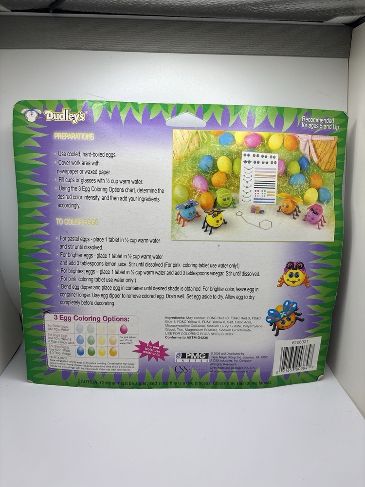 Eggs with Legs Egg Decorating Kit Bug Legs Paper Magic Group Easter